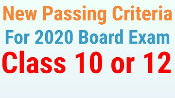 Class 10th,12th CBSE New Passing Criteria - pass hone ke liye kitne no. chahiye - 2020 - 7startech