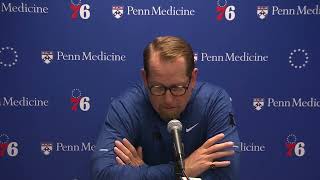 Joel Embiid scored 50 in Sixers W at Wizards - Nick Nurse Press Conference #NBA #Sixers #joelembiid