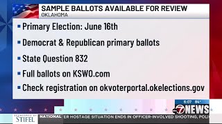 Sample Ballots now available for June 16 Oklahoma elections