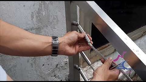 Lan Can Dây Cáp Ban Công| Cầu Thang Dây Cáp Ngang| Cáp Ngang Cầu Thang Hiện Đại