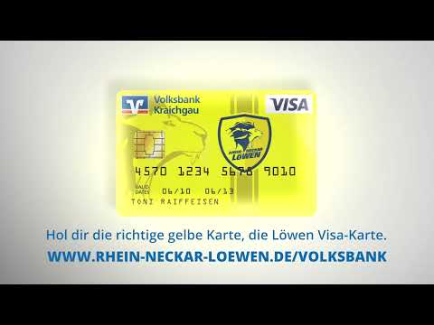 Die Löwen Visa-Karte der Volksbank Kraichgau