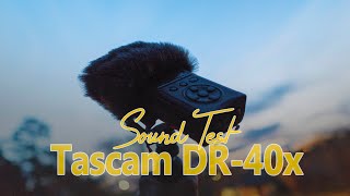 TASCAM DR-40X | SOUND TEST | RYCOTE WINDJAMMER | SONY A6400 SIGMA 16MM 1.4 | SIGMA 30MM 1.4