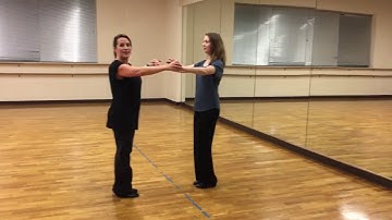 Beginner bronze samba class 2- reverse basic, whisk, samba walks