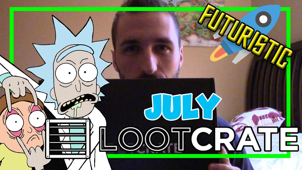 July LOOTCRATE OPENING! FUTURISTIC!