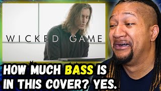 Reacting to Geoff Castellucci - WICKED GAME (Bass Singer Cover)