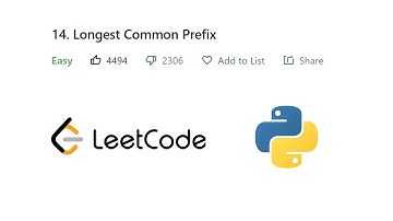 Longest Common Prefix | Leetcode | Python | Love Babbar DSA Cracker Sheet