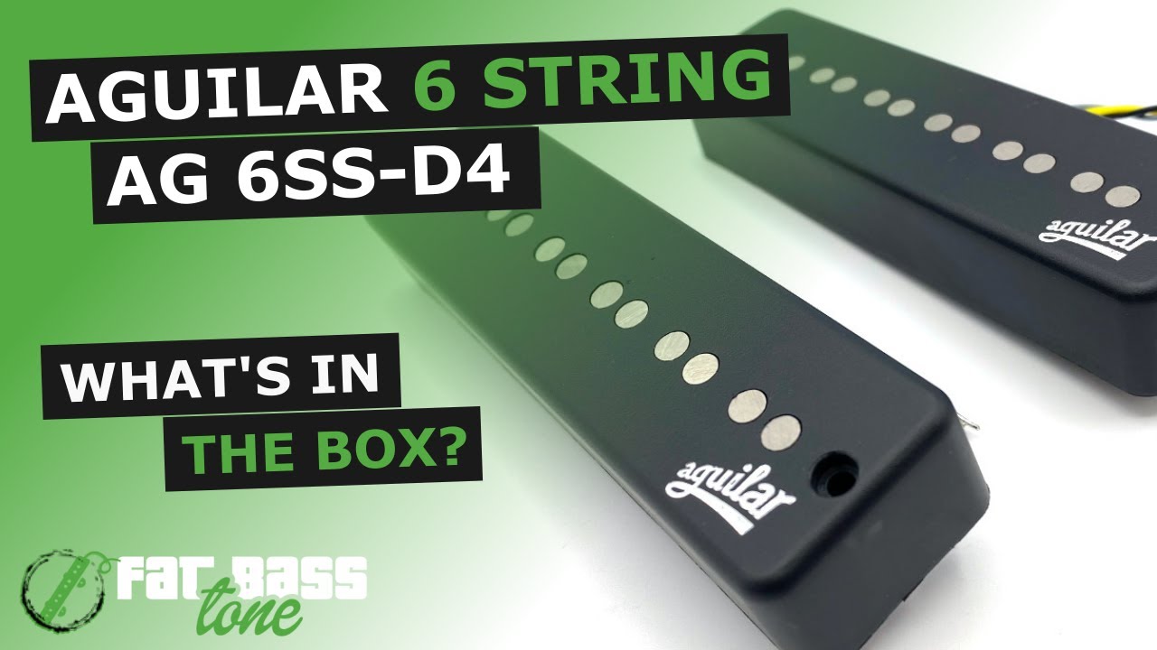 Aguilar AG 6SS-D4 Super Single 6 String Bass Pickup Set: What's In