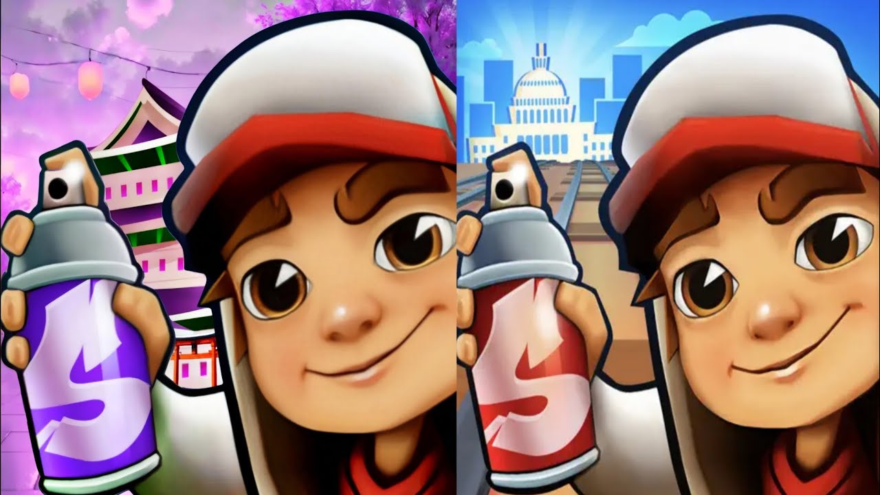 Subway Surfers : Osaka 2025 🆚 Washington D.C 2025 Maps Comparison