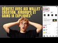 Débutez avec AIX Wallet : création, airdrops et gains IA expliqués"