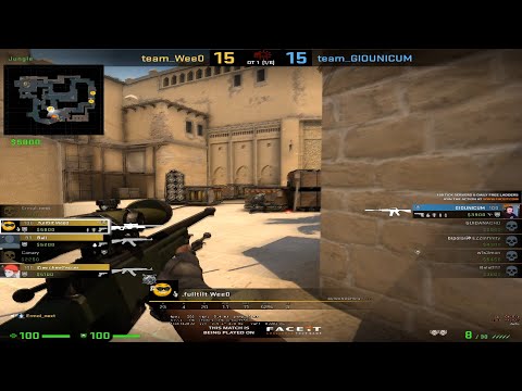 cs go faceit lvl 7 ● სტრიმზე მომხდარი სიფსიხე ● 1 vs 4 klutch რაღა ninja defuse :D