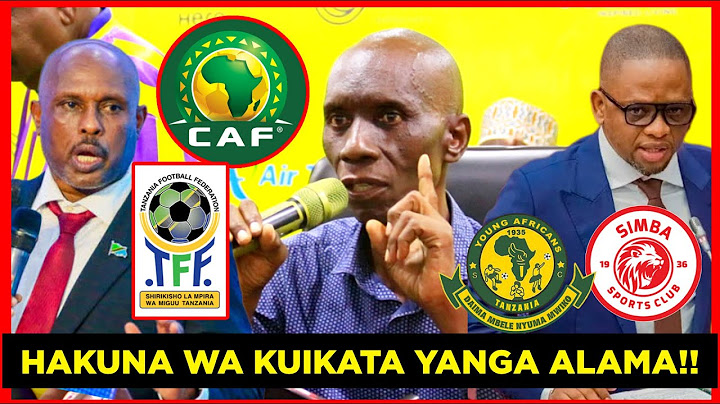 WAZEE WA YANGA: ATANGAZA VITA NA TFF NA BODI YA LIGI |YANGA AKIKATWA ALAMA LIGI NAYO IMESHA,HATUCHEZ