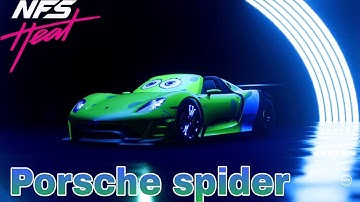 Porsche spider loading screen | NFS Heat