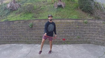 Wheel Plane One Legged Saddle Leg Weave Reverse for Rope Dart