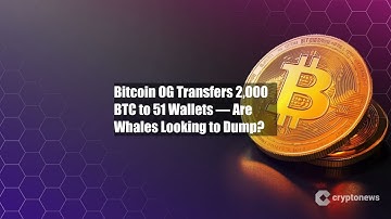 Bitcoin OG Transfers 2,000 BTC to 51 Wallets — Are Whales Looking