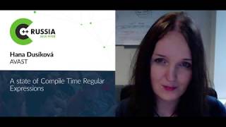 картинка: Hana Dusíková — A state of сompile time regular expressions