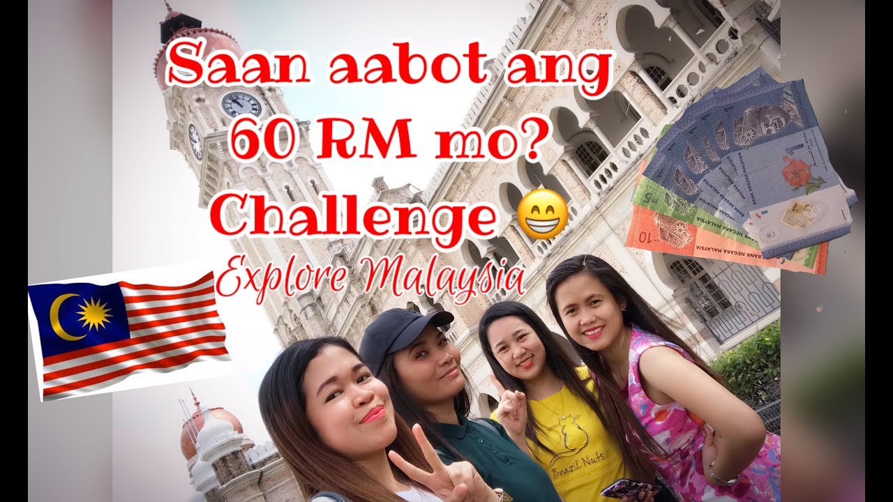 60 Malaysian Ringgit Challenge Kuala Lumpur Exploration  YouTube