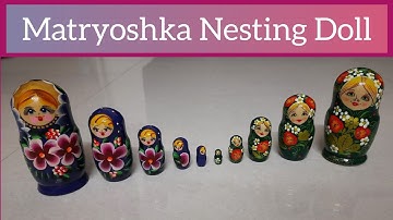 Russian Souvenir - Matryoshka Doll