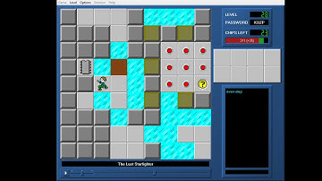 CCLP1 level 28 solution - 276 seconds