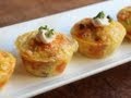 Potato Chorizo Mini Quiches - Chorizo, Manchego, Potato Quiche Bites - Party Snack