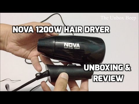 Nova N6130 Hair Dryer Red Price in India Specifications and Review