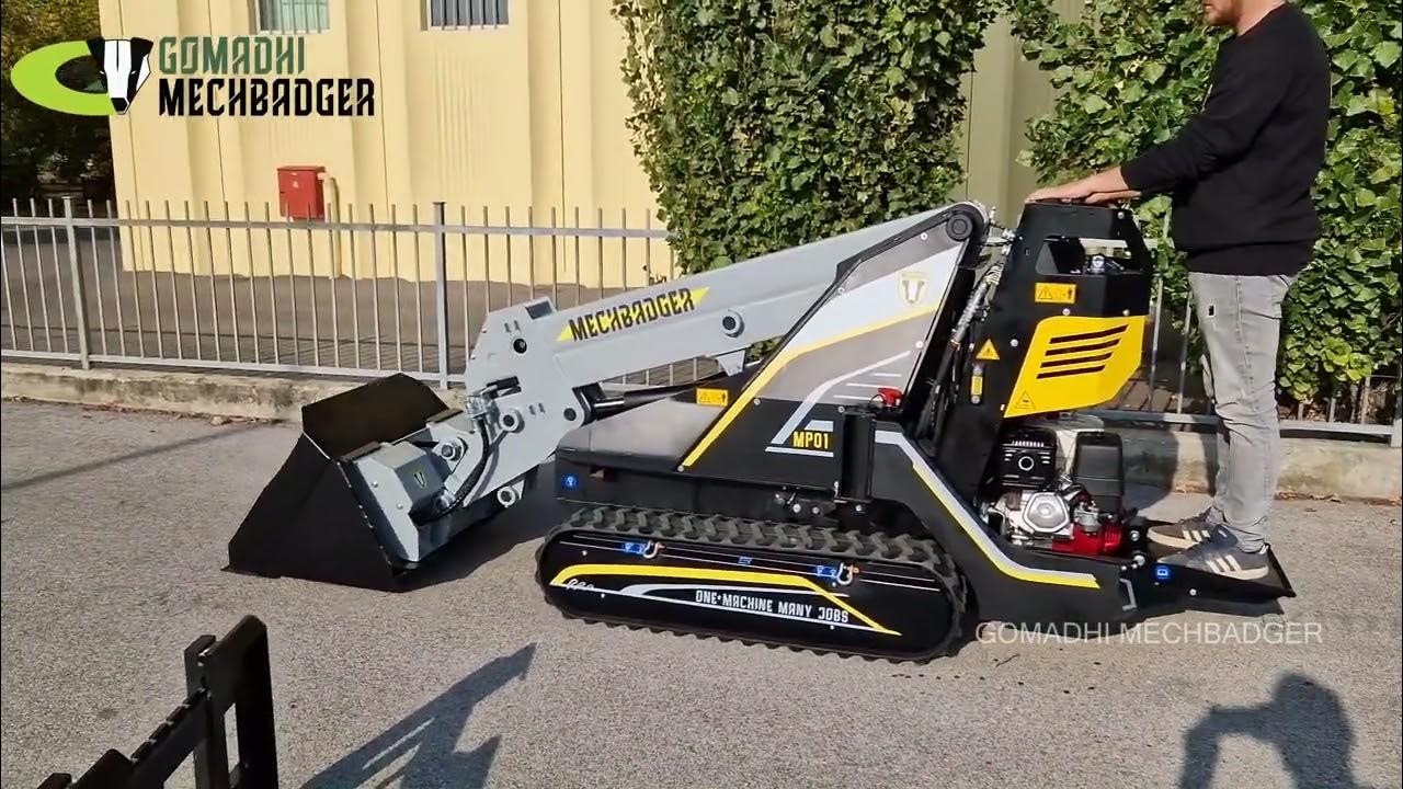 Gomadhi Mechbadger MP01 multifunctional Compact machine Loader YouTube