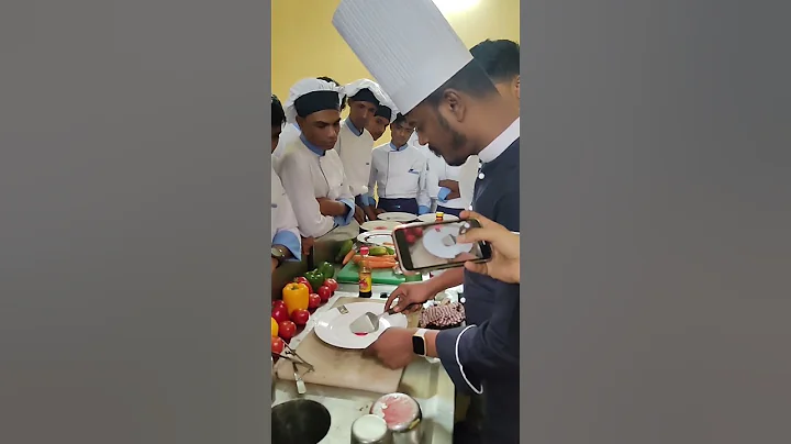Sauce Plating Techniques #art #schoolcompetition