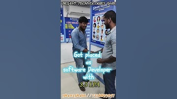 Software Developer with 4.5 LPA|Join & get placements|Besant Technologies #shorts #ytshorts #viral