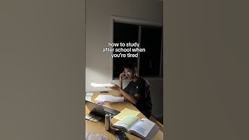 😴 Tired after school? Here’s how to stay productive WITHOUT burning out (read comments)
