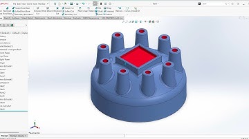 Hot to create a pattern and shell in solidworks| CAD pattern and shell uses #cad #sld  #education