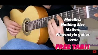 Metallica Nothing Else Matters Fingerstyle Guitar Tab