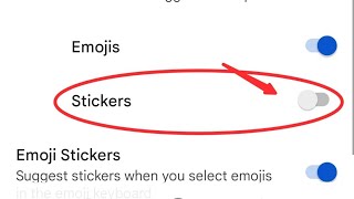 How to on stickers in Gboard, Gboard me stickers kaise on kare screenshot 4