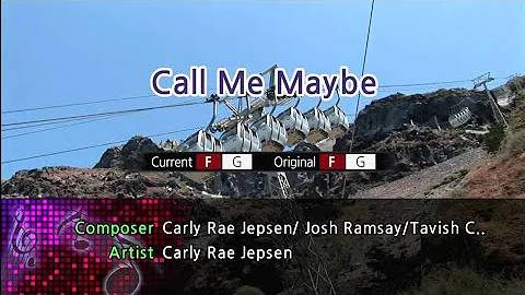Call Me Maybe - Carly Rae Jepsen (Karaoke Version)