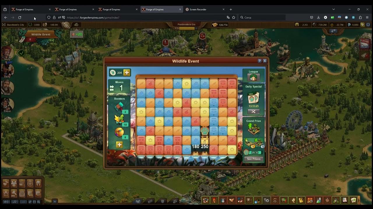 FoE BETA Evento Natura Selvaggia 2024 Mini Sfida missione da31a32 YouTube