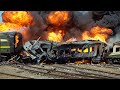 Train Full of North Korean Elite Soldiers Blown Up by Ukrainian UAV Drones in Russia