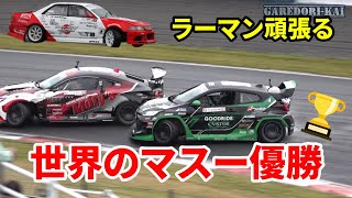 ハラハラドキドキ！　ラーマンさんは走れるのか！？　世界のマスー優勝