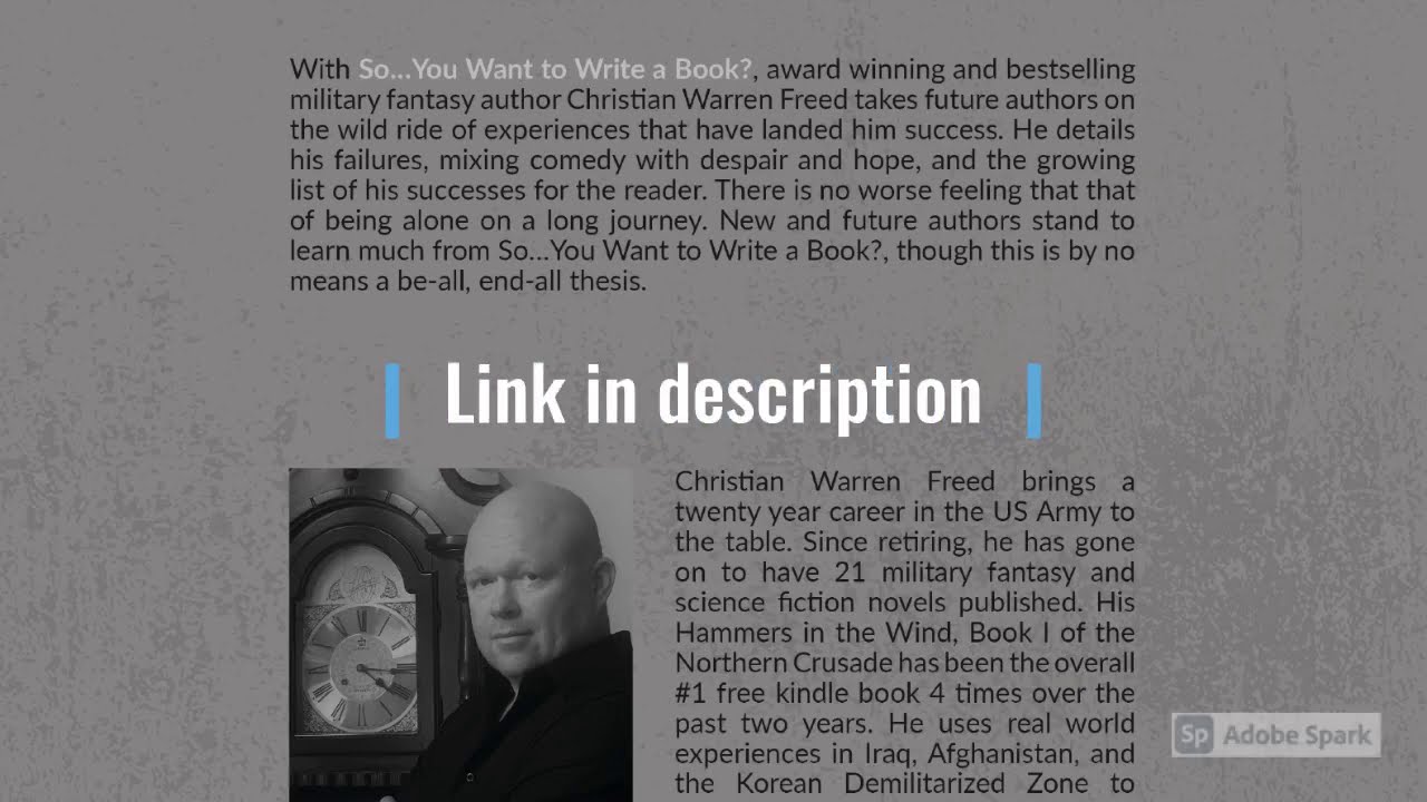 I will create a back cover blurb for your book - YouTube