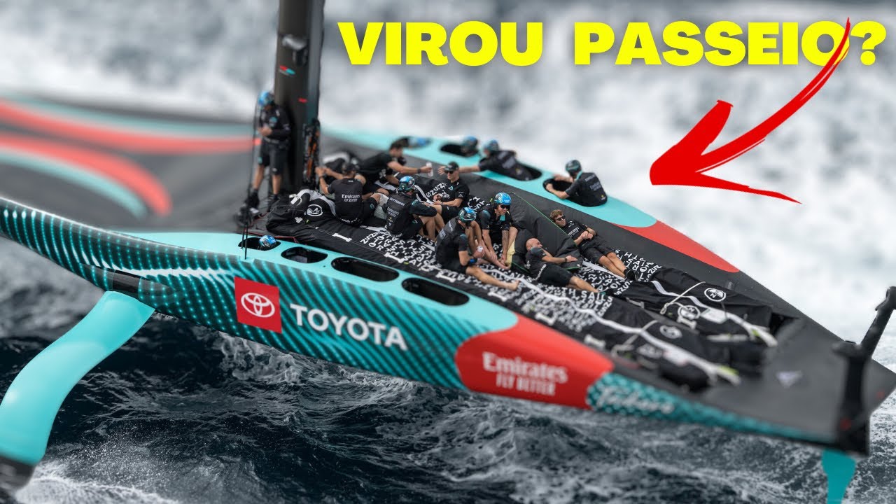 ⁣Ingleses tomando coro na America's Cup