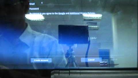 Honeycomb-x86 tablet first boot