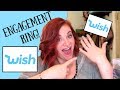 WISH ENGAGEMENT RING!!! I TESTED 5 WEDDING RINGS FROM THE WISH APP!