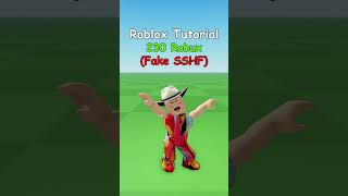 How To Make Fake Super Super Happy Face in Roblox 😛 #sshf #roblox #shorts