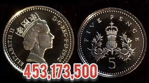 UK 1992 5p FIVE PENCE Coin VALUE + REVIEW Proof  Q...