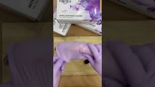 FINITEX 5 mil Purple Gloves vs. Carrot & Knife 🧤🔪 Will It Break? #nitrilegloves #finitex