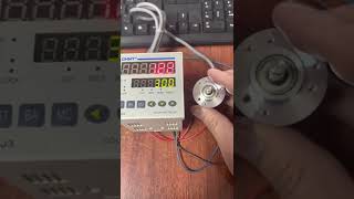 🔴 Contador 220vac más encoder 100ppr 12vdc Chint funcionamiento reseteo automático