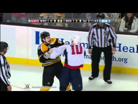 Matt Bradley vs Adam McQuaid Dec 18, 2010