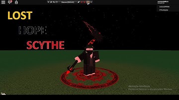 Roblox script showcase \Lost hope scythe/