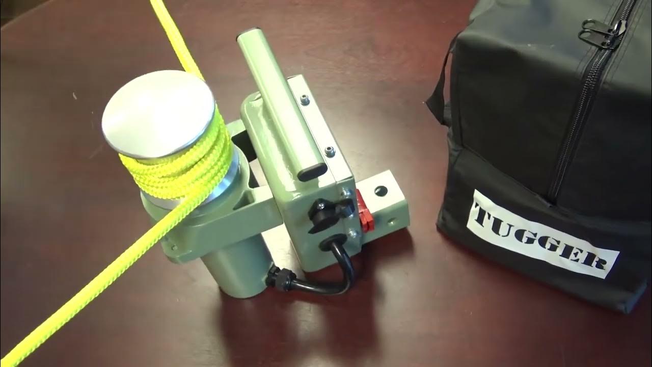 2,000 lb 12V DC HitchMount Capstan Winch 9118589 YouTube
