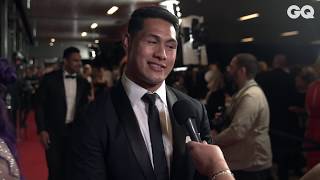 Roger Tuivasa Sheck Looks Nervous Before Win On Dally M Red Carpet 2018