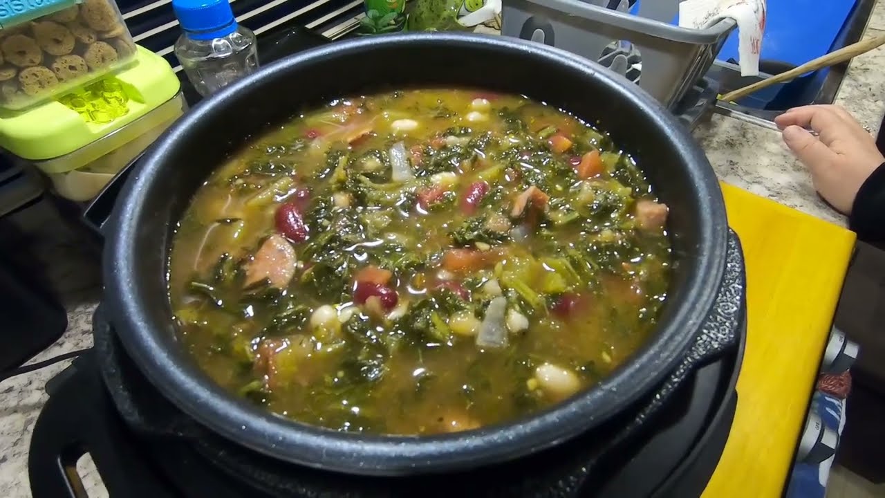 Суп из смешанных зеленых овощей (для приготовления в автодоме)