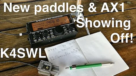 POTA Activation: New N0SA portable paddles & the Elecraft AX1 shows off. Again.