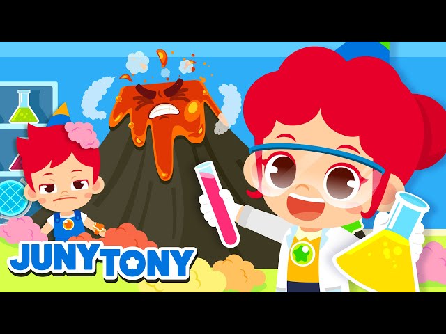 Volcano Adventure + More Science Songs | ABC, Number Songs | Kids Songs | JunyTony class=